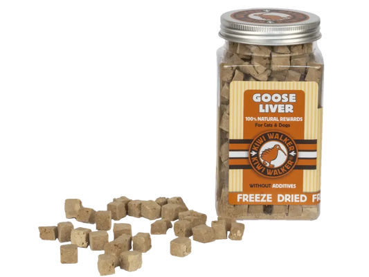 Friandises lyophilisées pour chien 100% foie d'oie